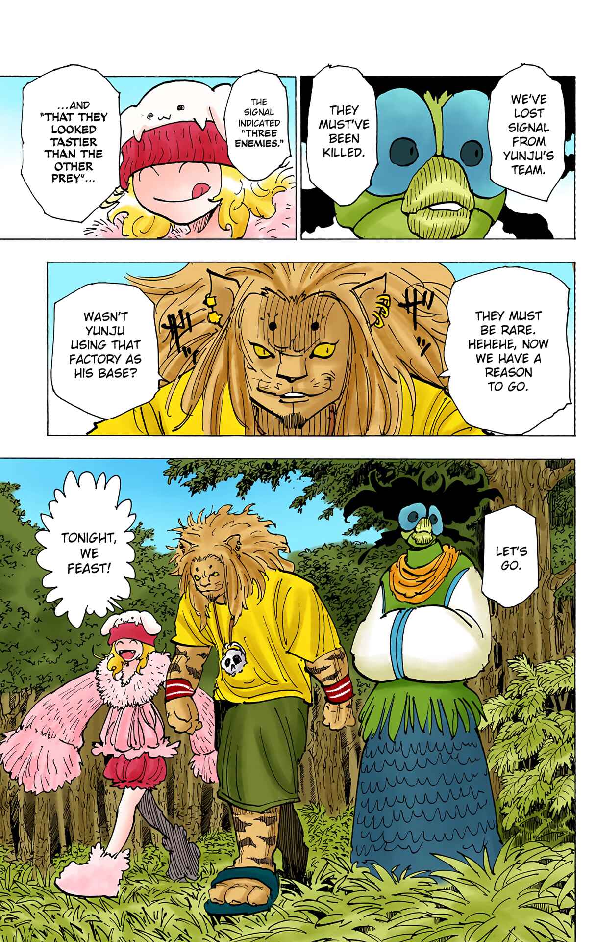 Page 4 Chapter 194 HUNTER x HUNTER (Official Colored)