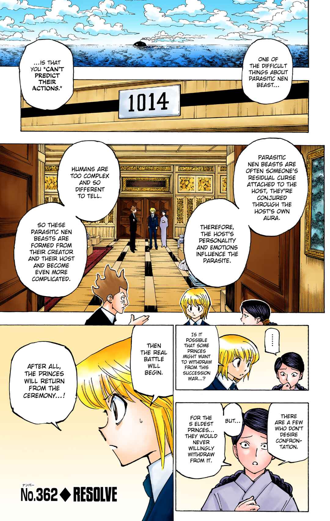 Page 1 Chapter 362 HUNTER x HUNTER (Official Colored)