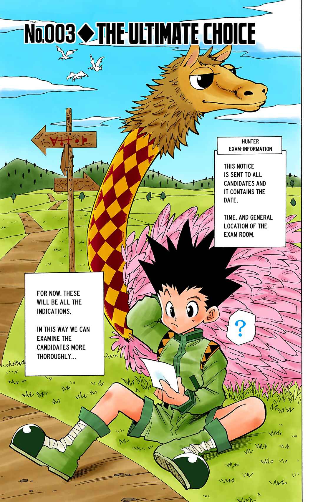 Page 1 Chapter 3 HUNTER x HUNTER (Official Colored)