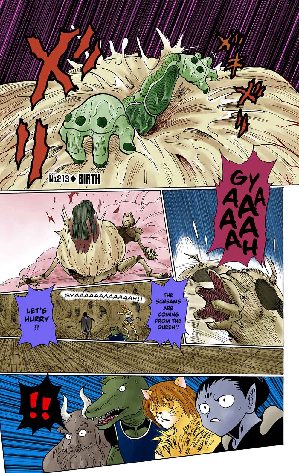 Page 1 Chapter 213 HUNTER x HUNTER (Official Colored)