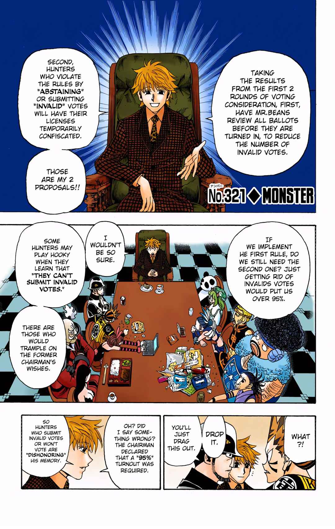 Page 4 Chapter 321 HUNTER x HUNTER (Official Colored)