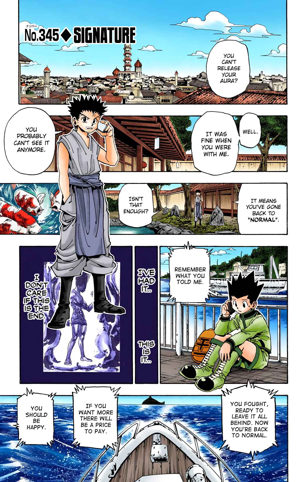 Page 1 Chapter 345 HUNTER x HUNTER (Official Colored)