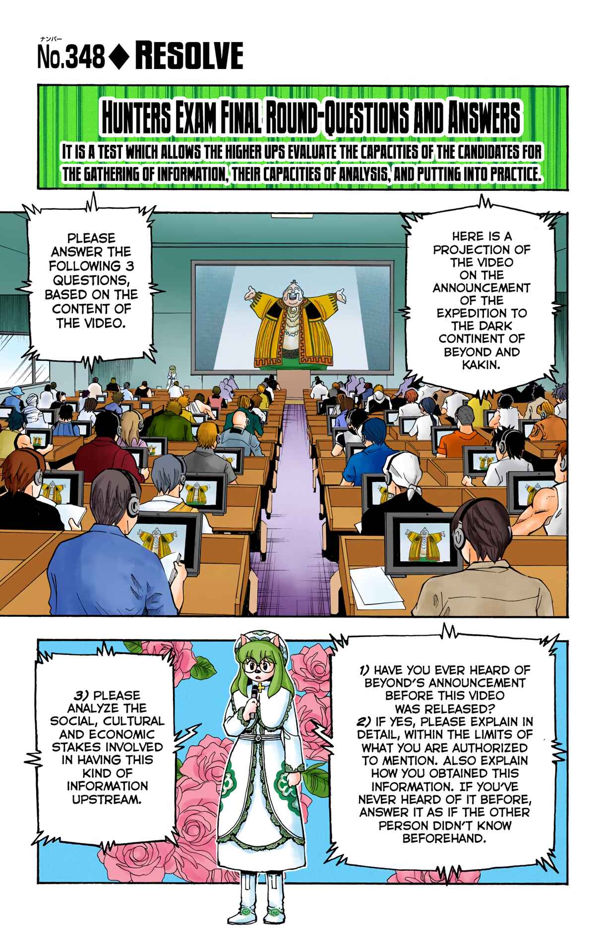 Page 1 Chapter 348 HUNTER x HUNTER (Official Colored)