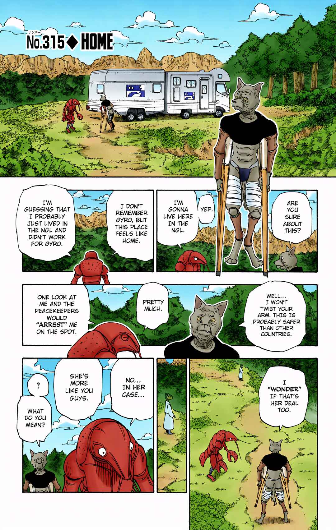 Page 1 Chapter 315 HUNTER x HUNTER (Official Colored)