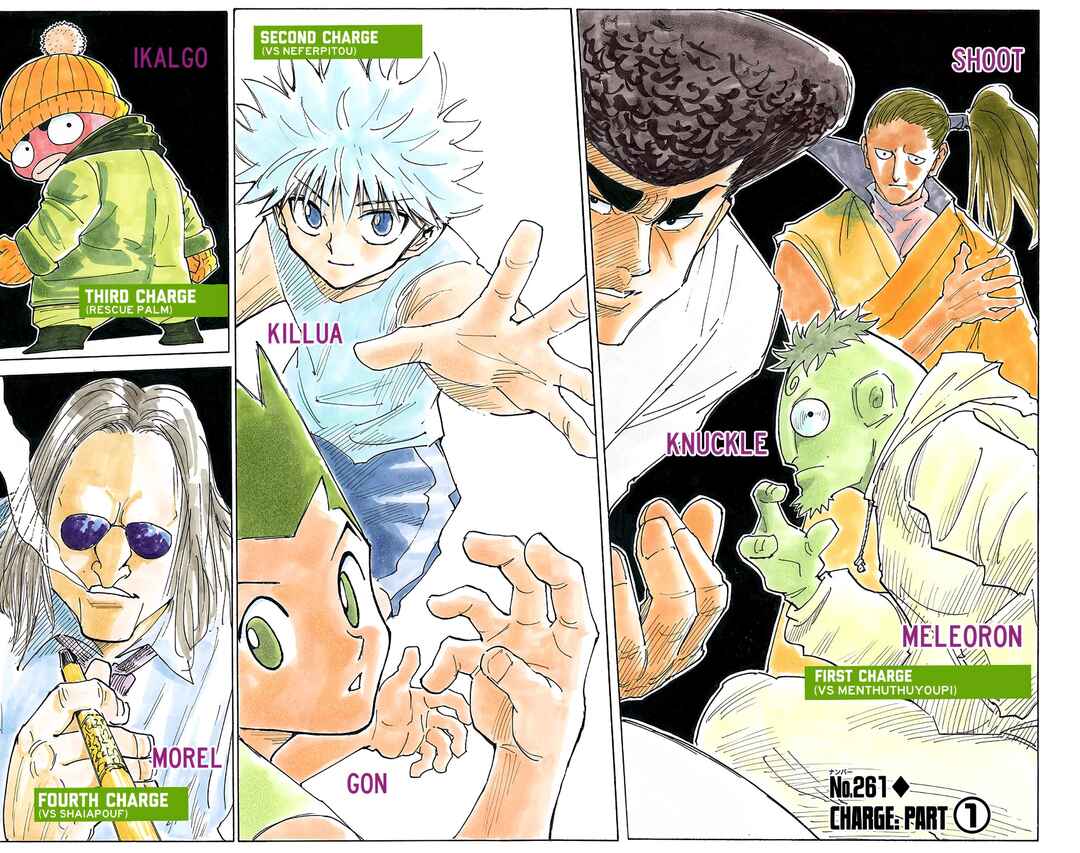 Page 4 Chapter 261 HUNTER x HUNTER (Official Colored)