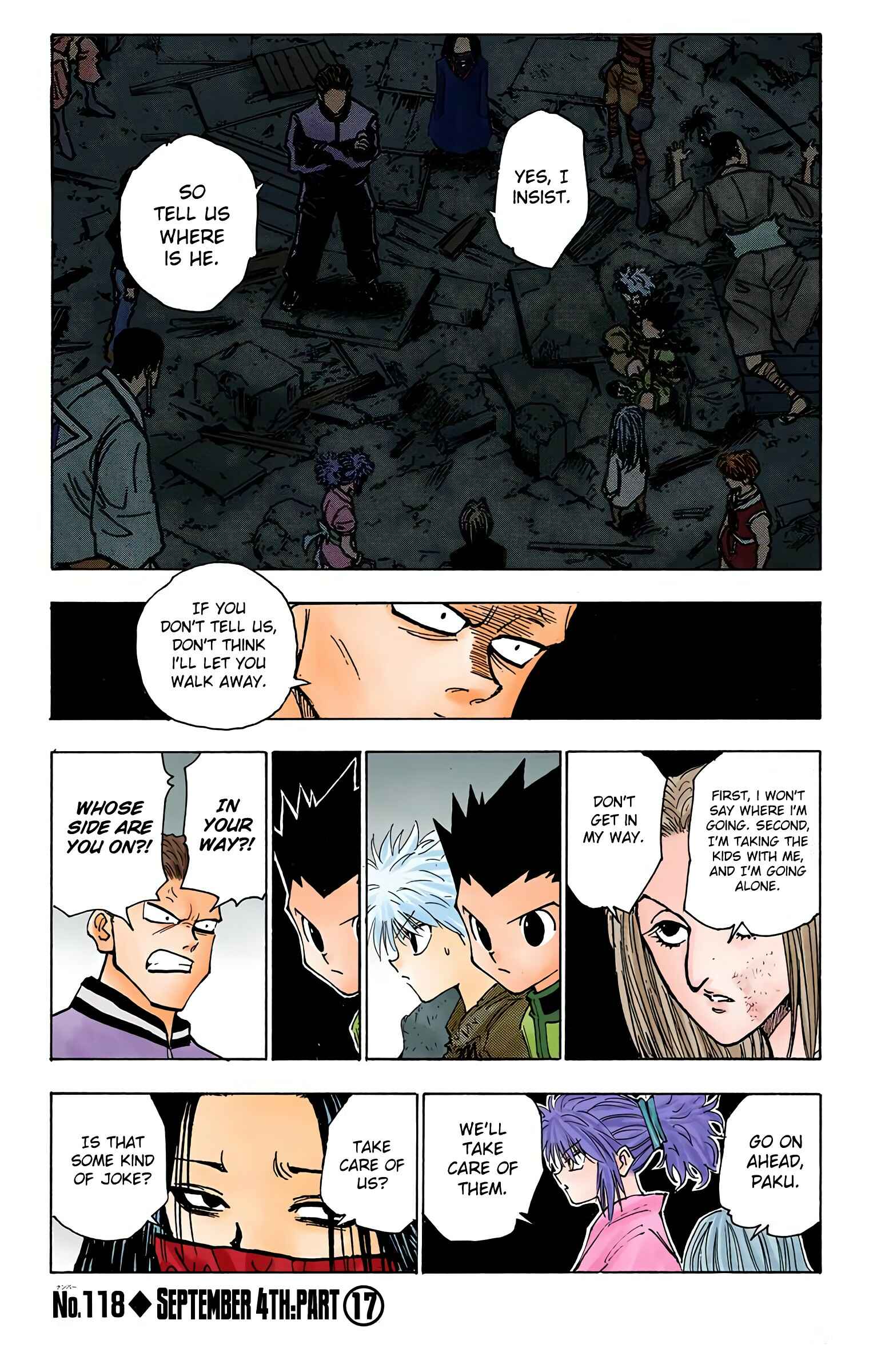 Page 1 Chapter 118 HUNTER x HUNTER (Official Colored)