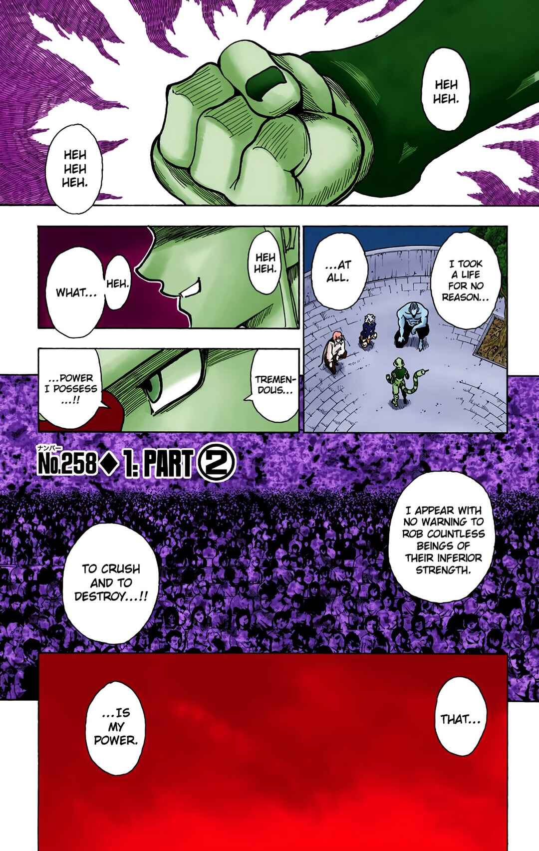 Page 1 Chapter 258 HUNTER x HUNTER (Official Colored)