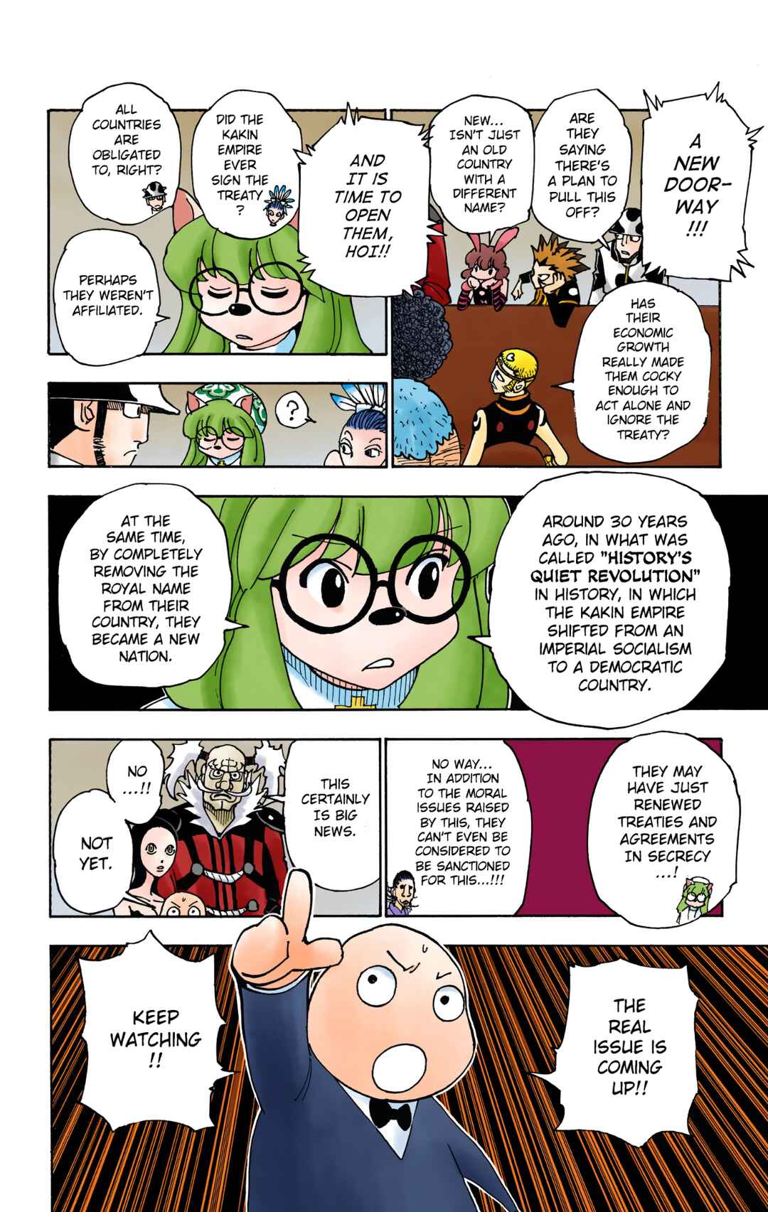 Page 4 Chapter 340 HUNTER x HUNTER (Official Colored)