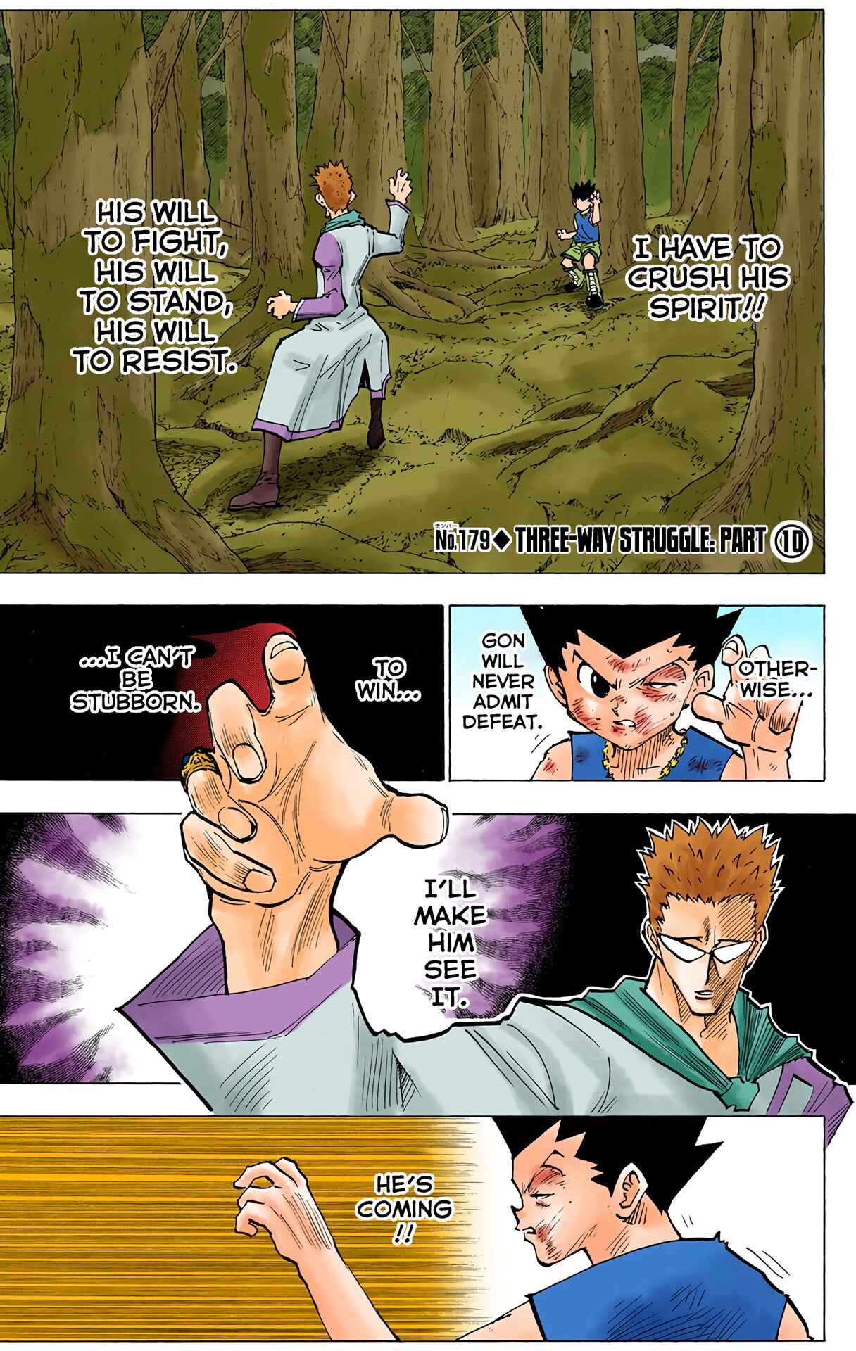 Page 1 Chapter 179 HUNTER x HUNTER (Official Colored)
