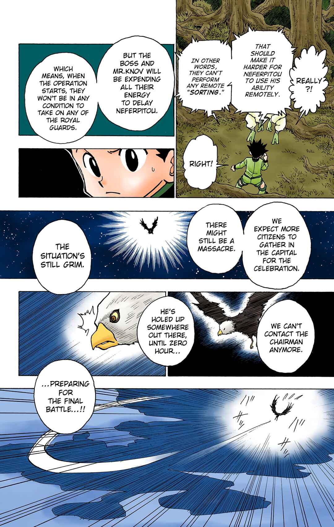Page 8 Chapter 243 HUNTER x HUNTER (Official Colored)
