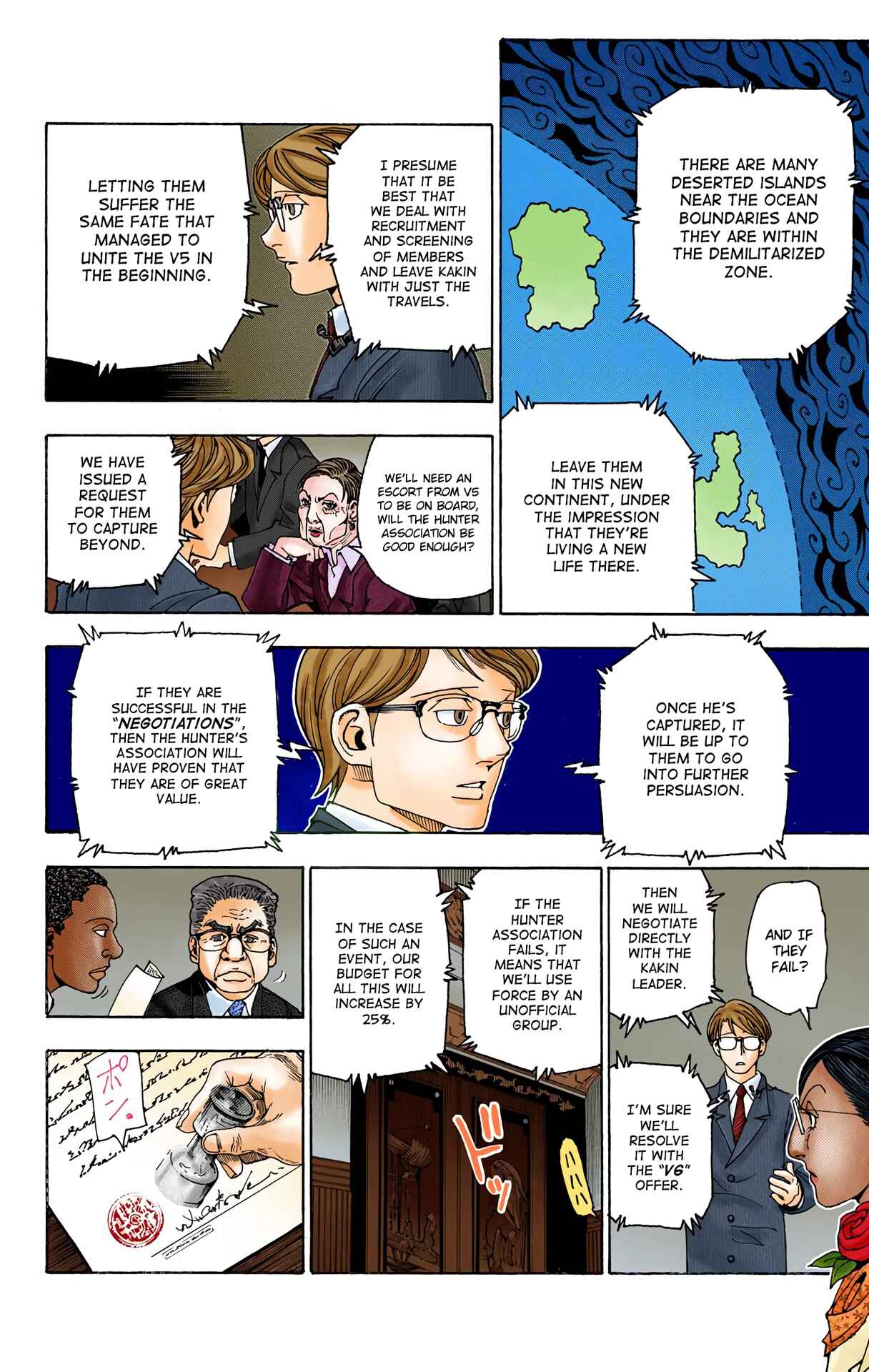 Page 8 Chapter 342 HUNTER x HUNTER (Official Colored)