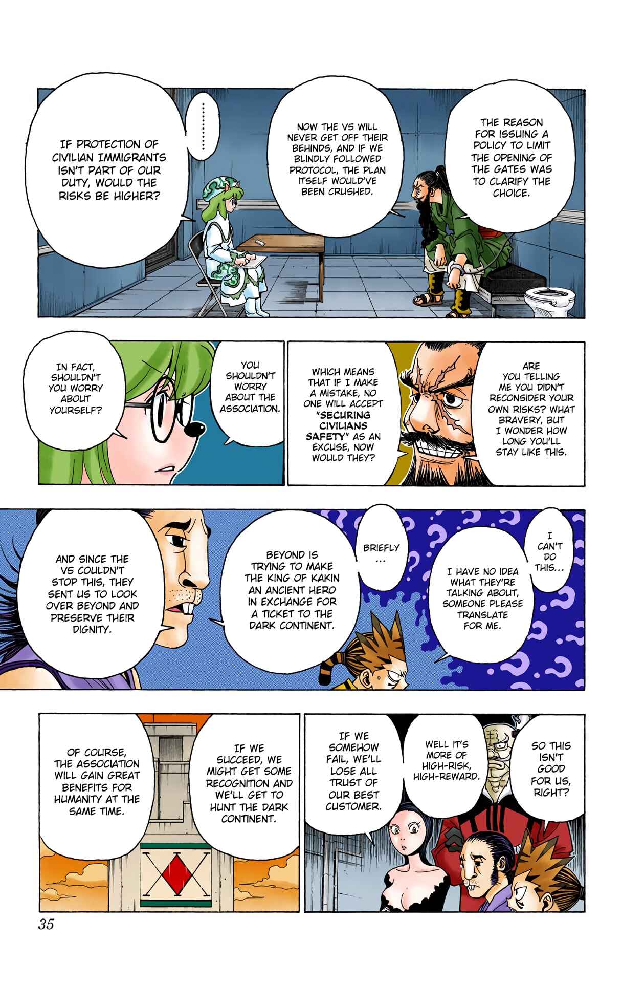 Page 9 Chapter 342 HUNTER x HUNTER (Official Colored)