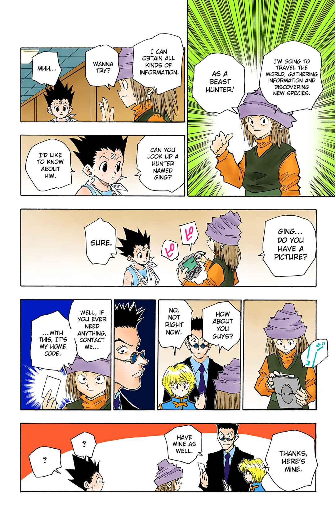 Page 8 Chapter 38 HUNTER x HUNTER (Official Colored)