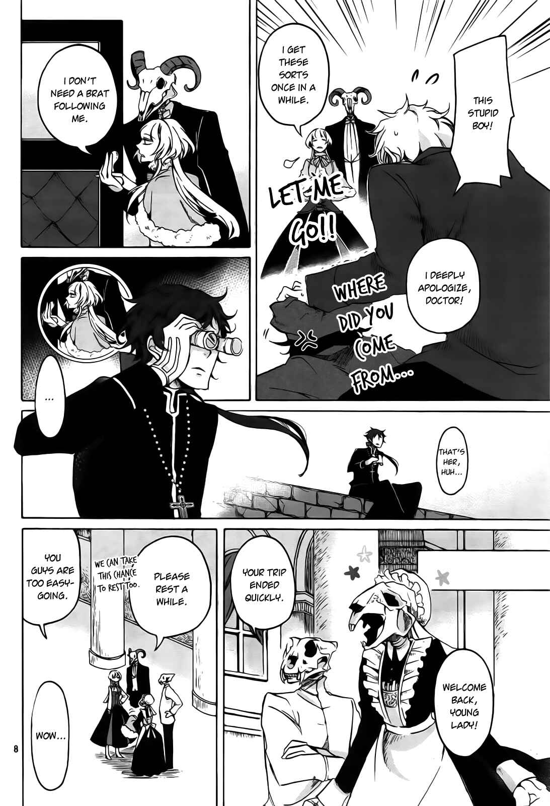 Page 8 Chapter 1 Dhaldot no Akujiki Musume