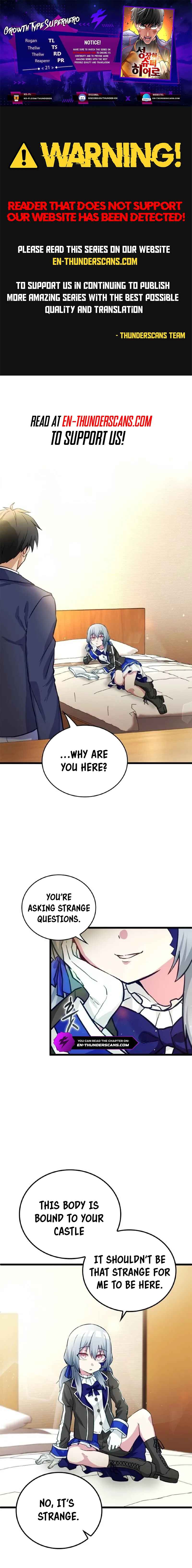 Page 1 Chapter 21 Growth-Type Superhero