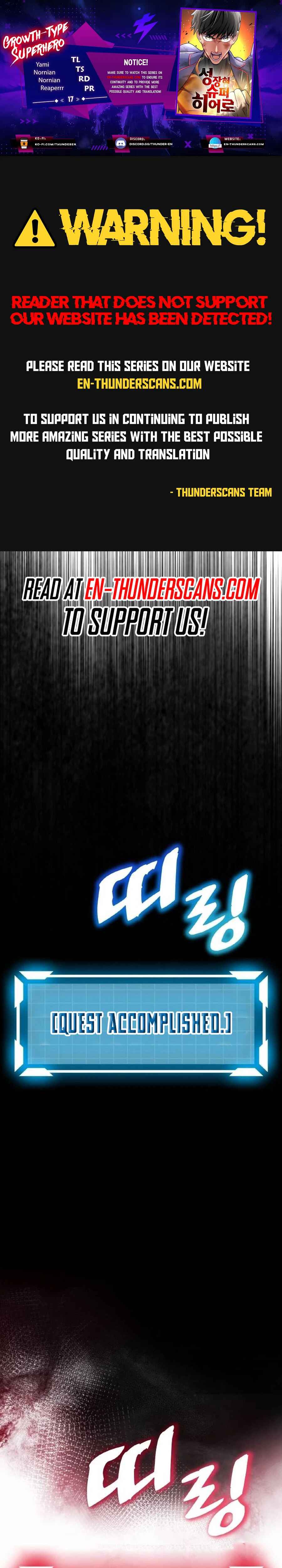 Page 1 Chapter 17 Growth-Type Superhero