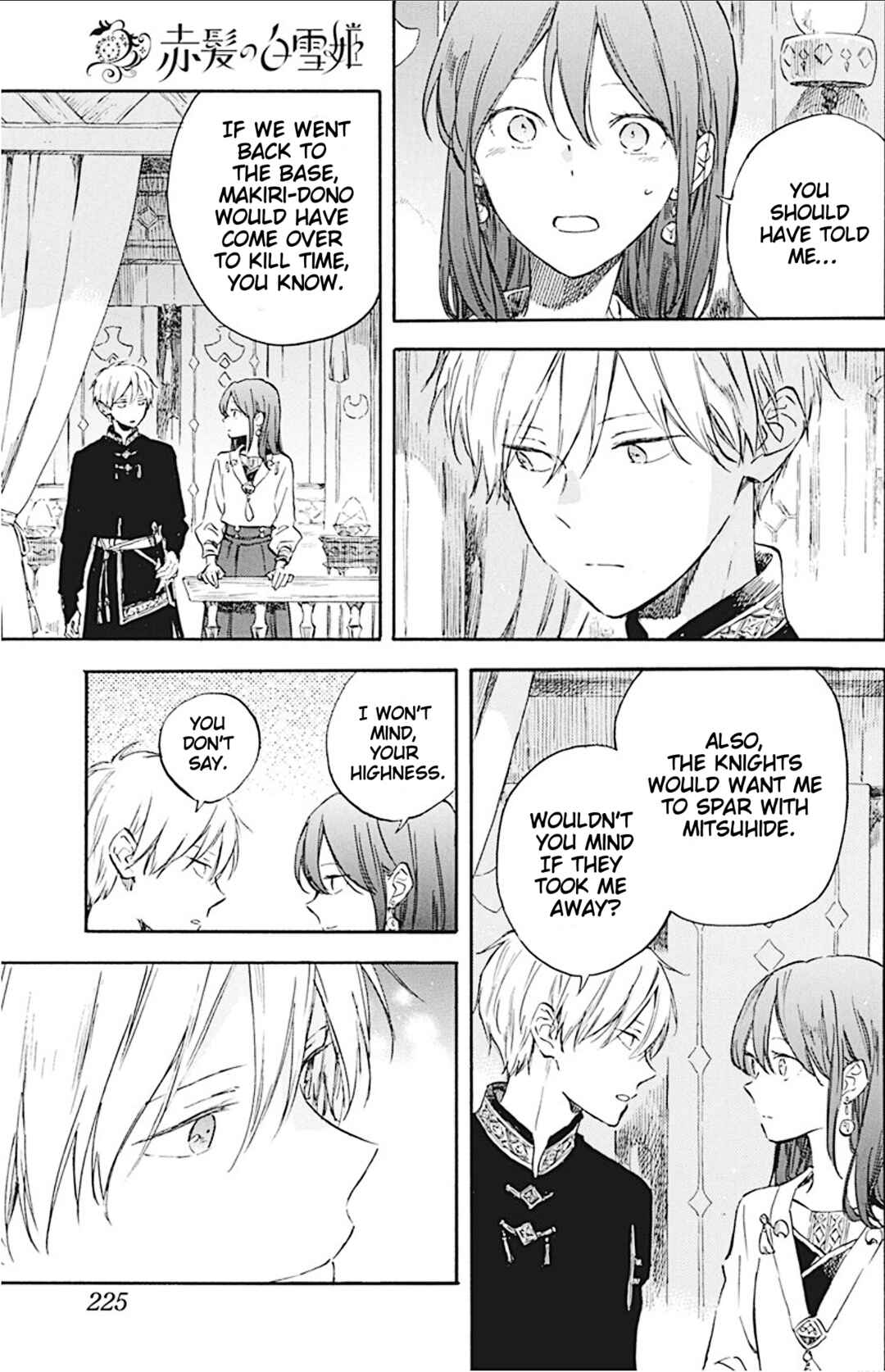 Page 10 Chapter 132 Akagami no Shirayukihime