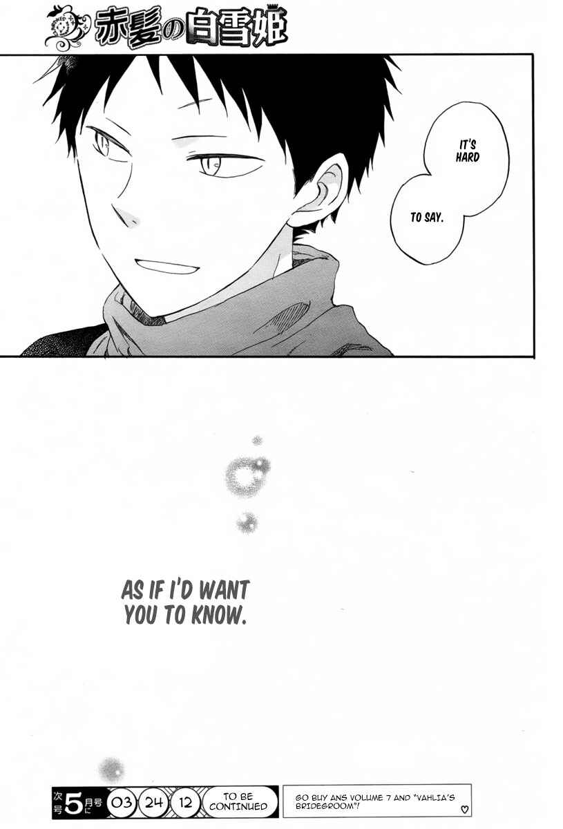 Page 34 Chapter 32 Akagami no Shirayukihime