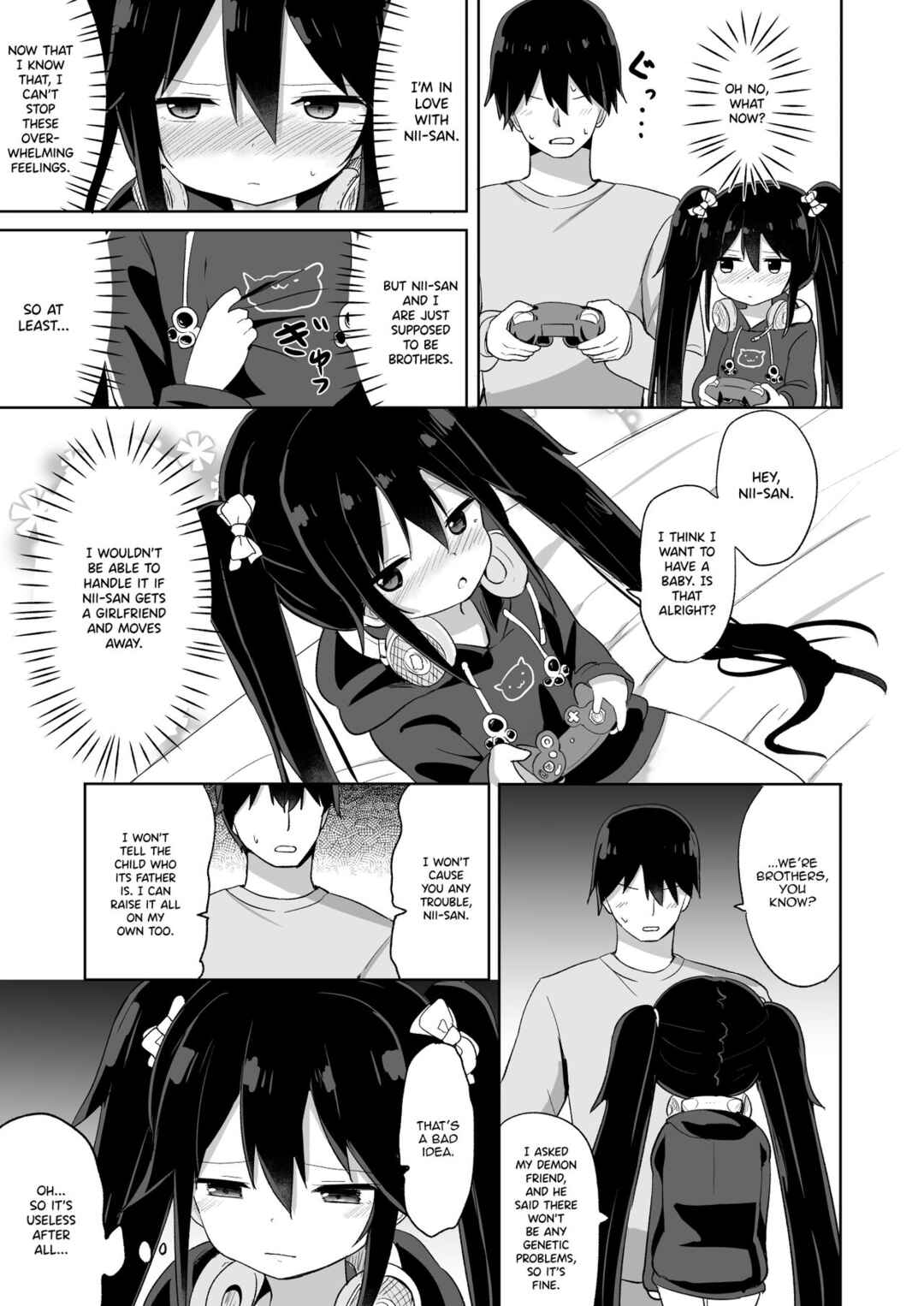 Page 25 Chapter Unknown_d585 Downer-kei Gamer Otouto ga Nii-san Sukisuki Imouto Succubus ni Naru made