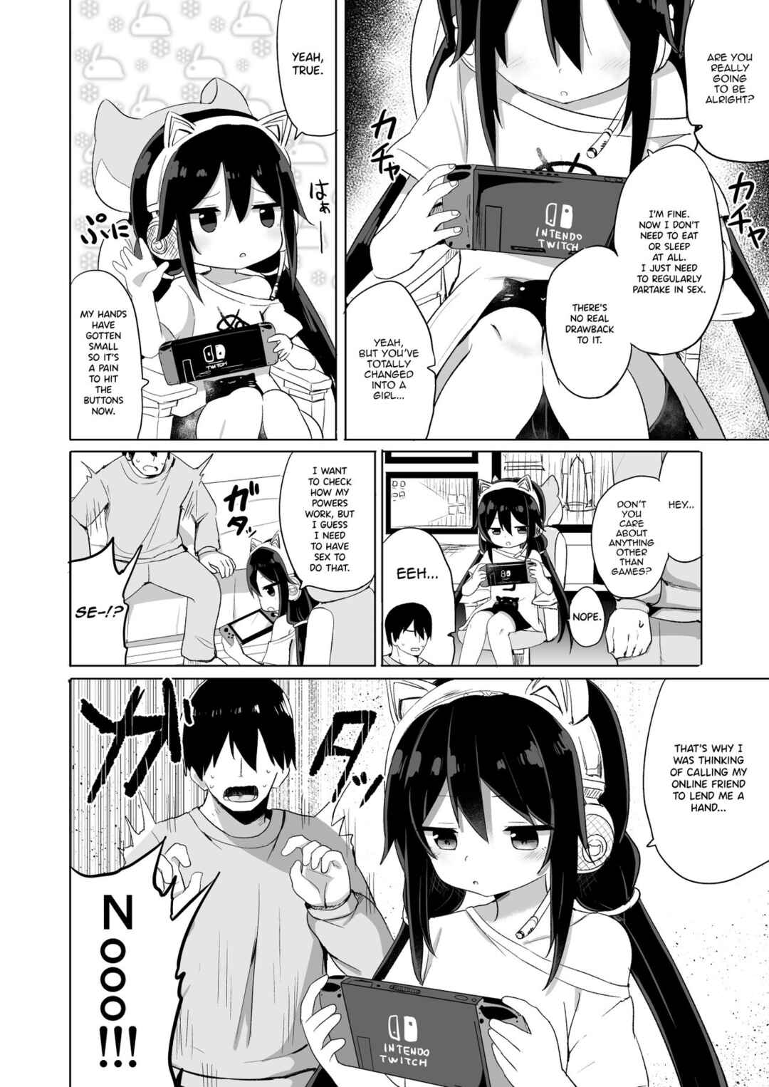 Page 4 Chapter Unknown_d585 Downer-kei Gamer Otouto ga Nii-san Sukisuki Imouto Succubus ni Naru made