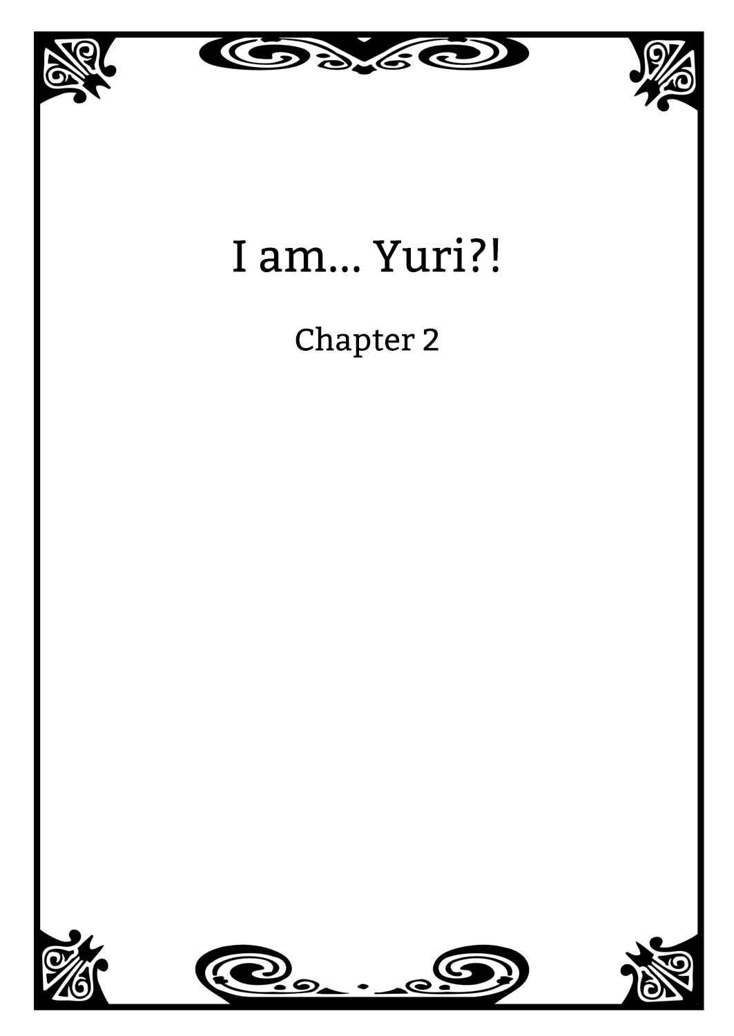 Page 2 Chapter 2 Ore ga... Yuri!?
