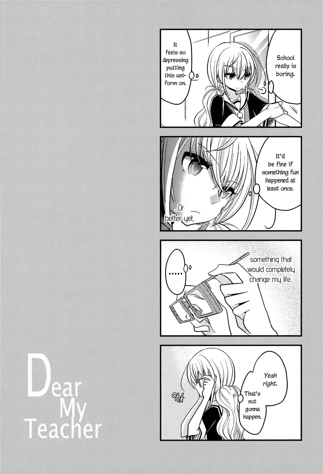 Page 6 Chapter 4.6 Dear My Teacher