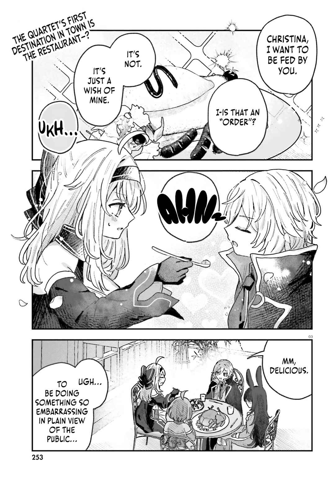 Page 4 Chapter 6 Mujihina Akuyaku Kizoku ni Tensei shita boku wa Shouaku Mahou wo kushi shite Mahou Sekai no Chouten ni tatsu ~Heroine nante inai to Akiramete itara Mukou kara katte ni Yottekimashita~