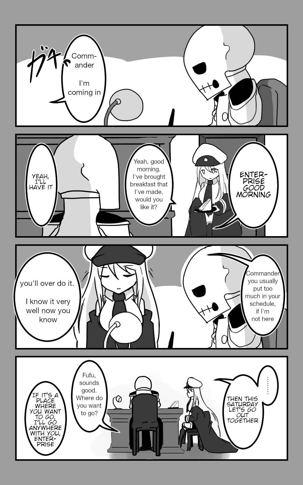 Page 1 Chapter 8 Azur Lane - Skeleton Commander And Enterprise (Doujinshi)