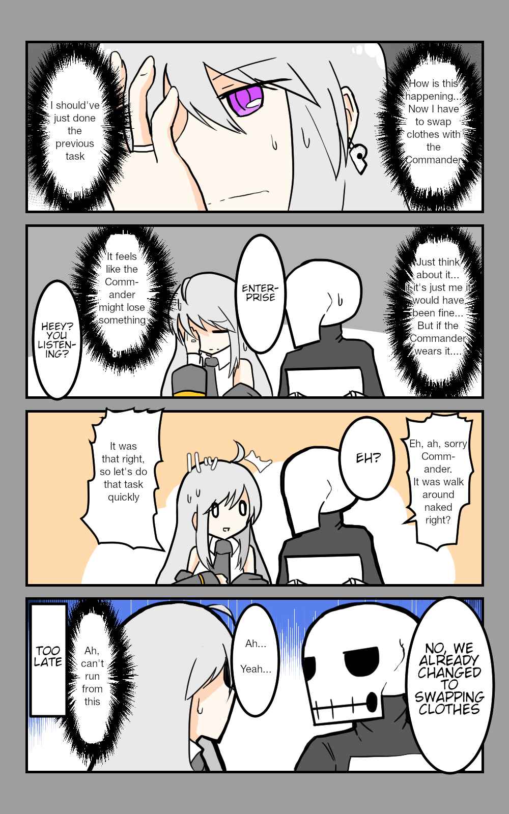 Page 7 Chapter 19 Azur Lane - Skeleton Commander And Enterprise (Doujinshi)