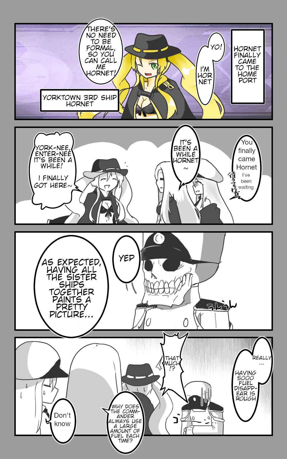 Page 1 Chapter 5 Azur Lane - Skeleton Commander And Enterprise (Doujinshi)