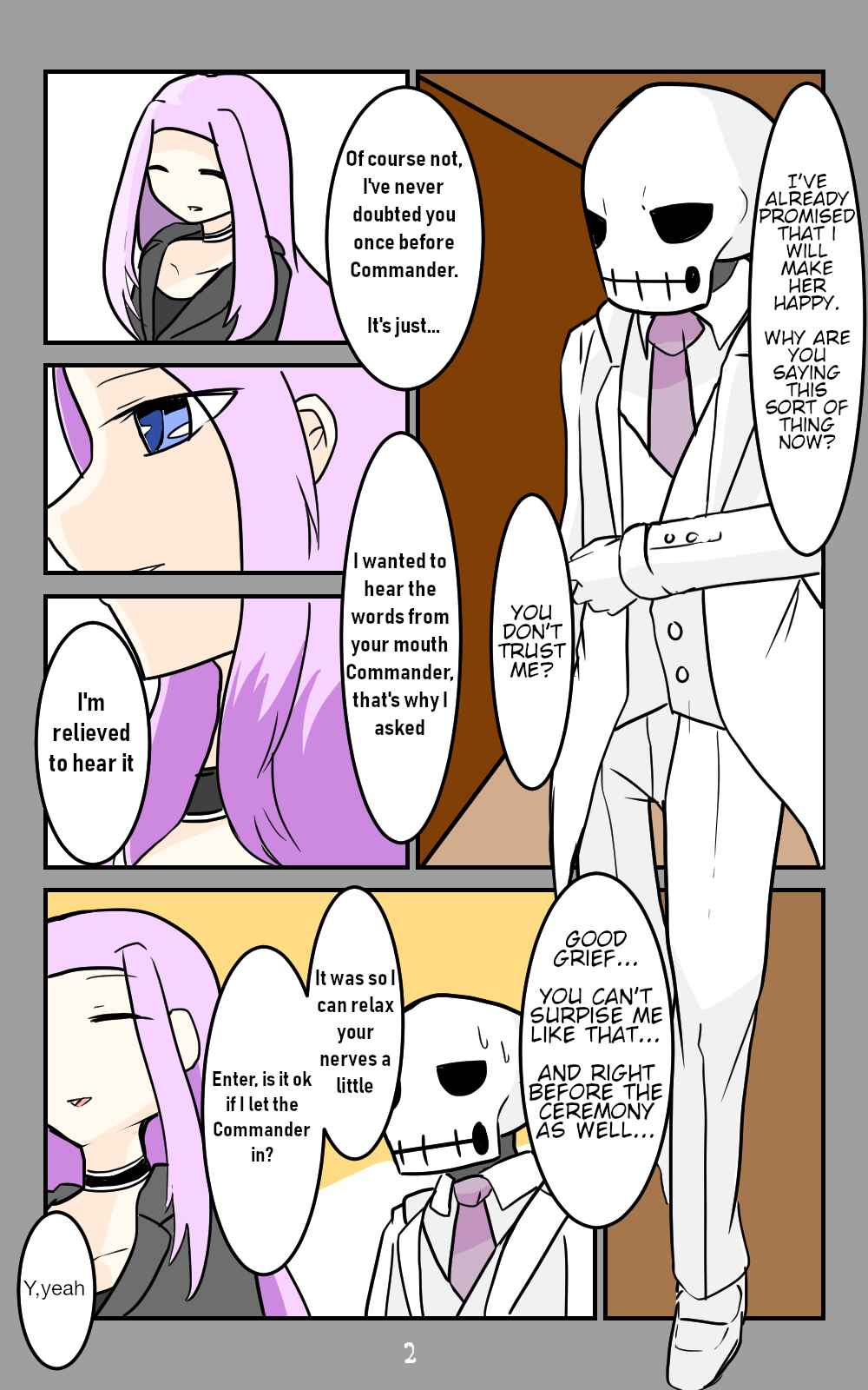 Page 2 Chapter 17.5 Azur Lane - Skeleton Commander And Enterprise (Doujinshi)
