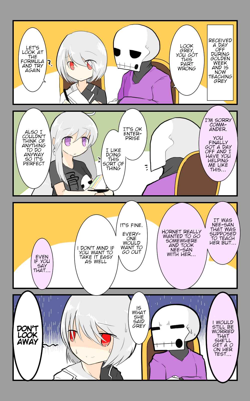 Page 1 Chapter 23 Azur Lane - Skeleton Commander And Enterprise (Doujinshi)