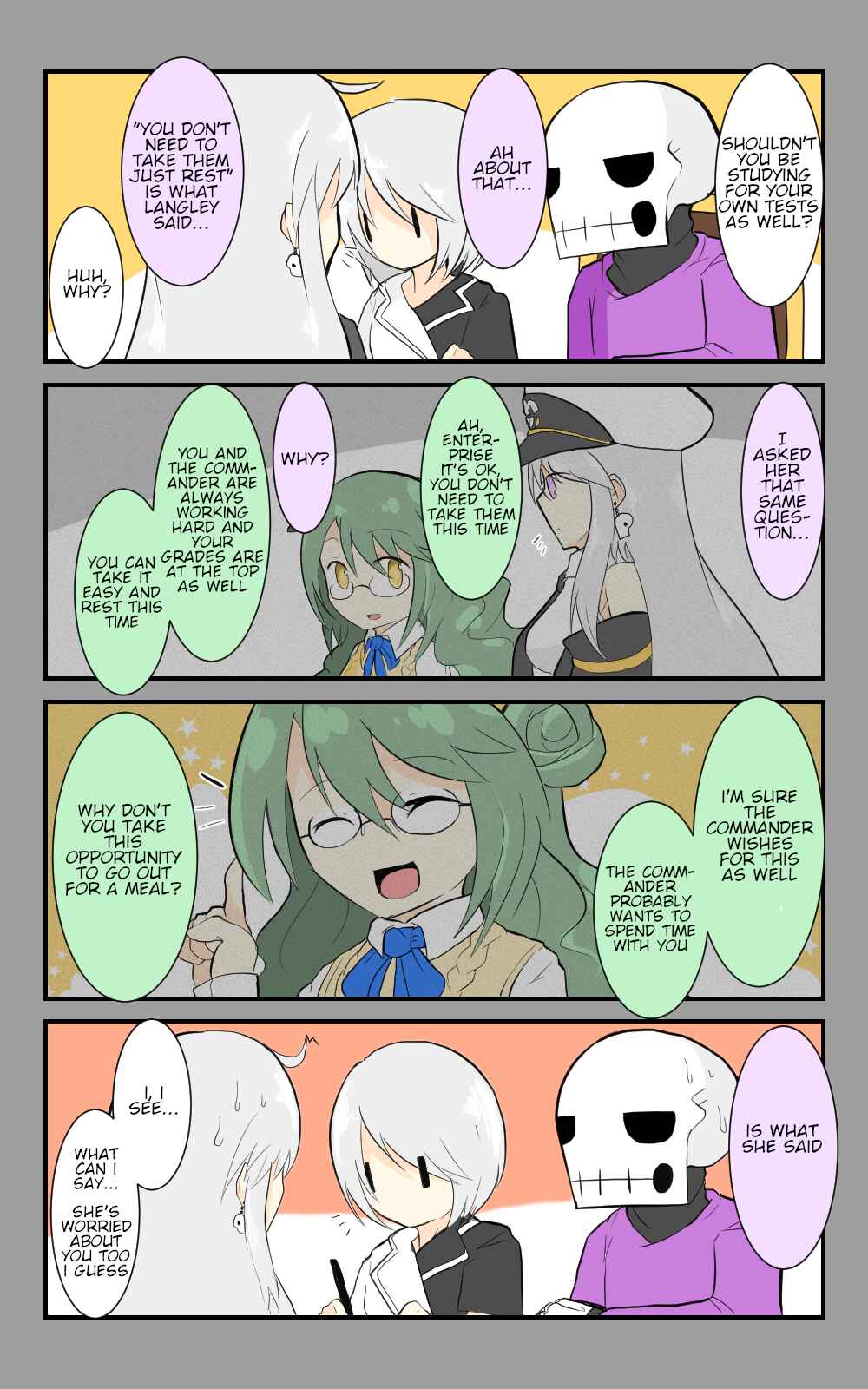 Page 3 Chapter 23 Azur Lane - Skeleton Commander And Enterprise (Doujinshi)