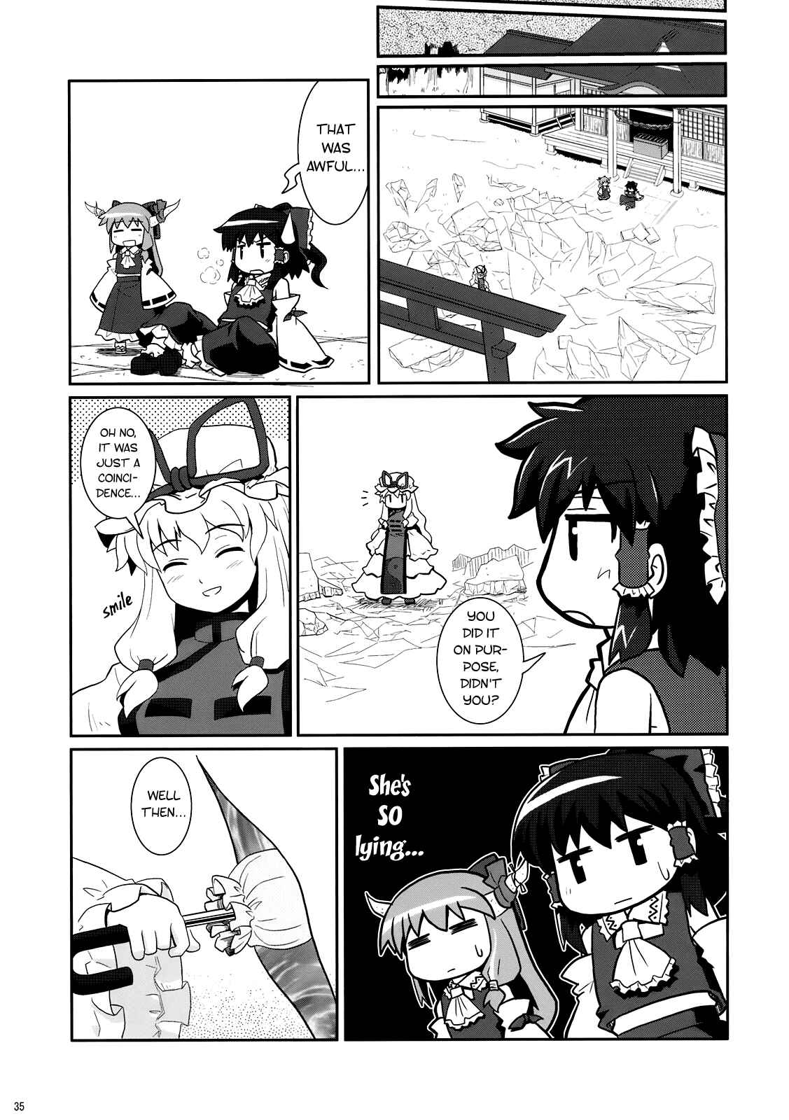Page 34 Chapter 4 Touhou - Miko Miko Suika (Doujinshi)