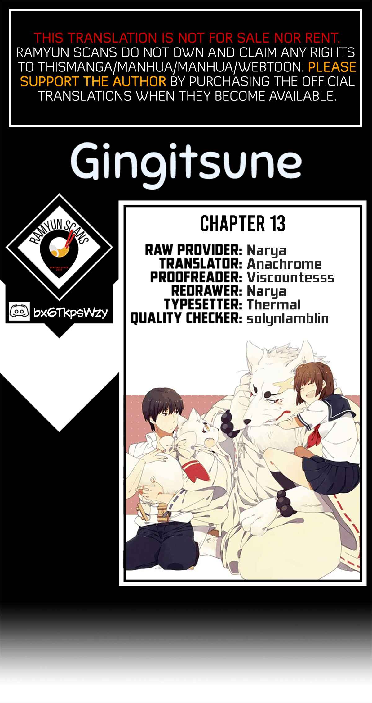 Page 1 Chapter 13 Gingitsune