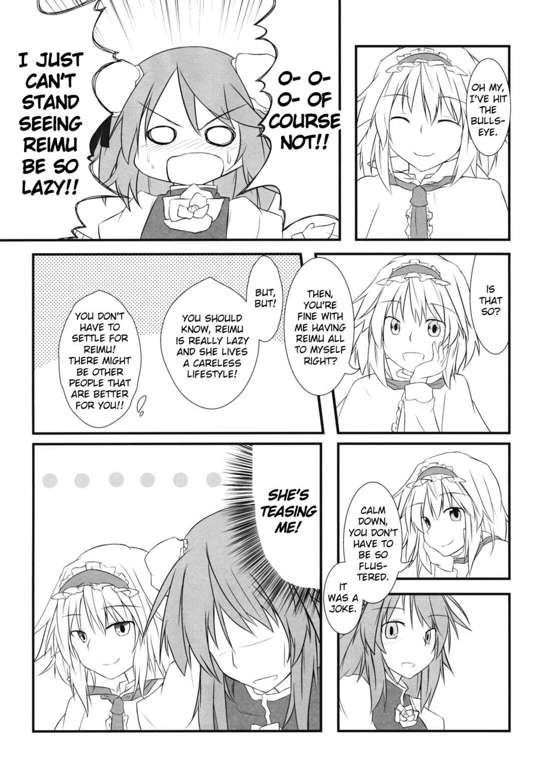 Page 19 Chapter Unknown_ce52 Touhou - Surechigai (Doujinshi)