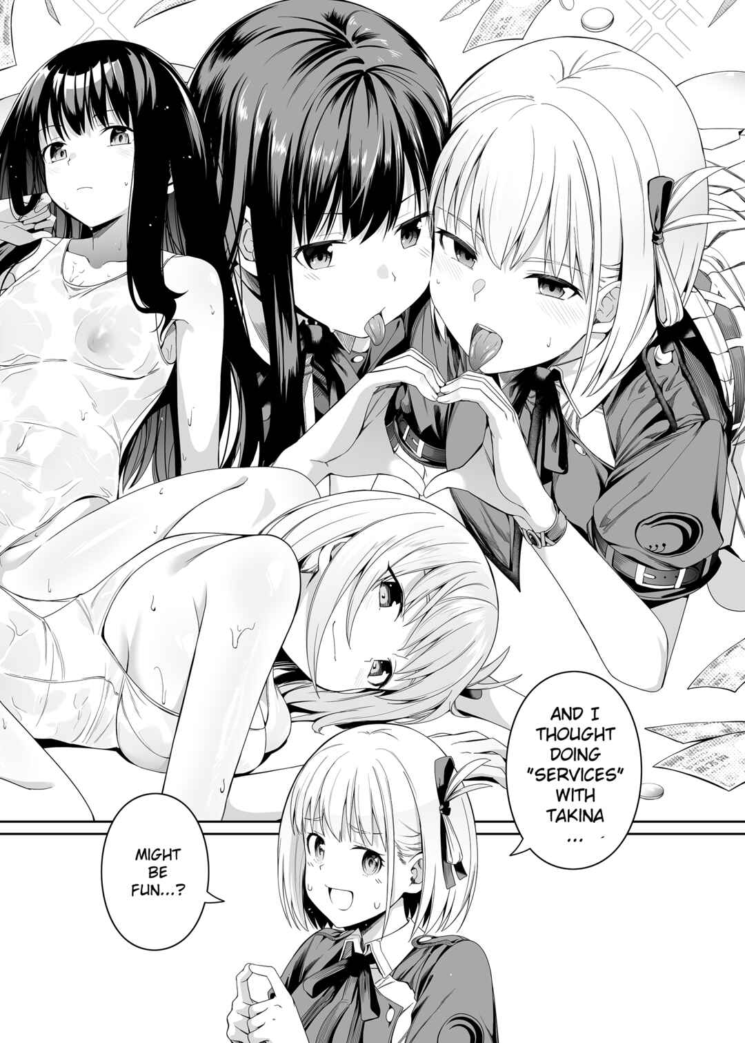 Page 73 Chapter Unknown_dad0 Lycoris Recoil - Junketsu no Sainou (Doujinshi)