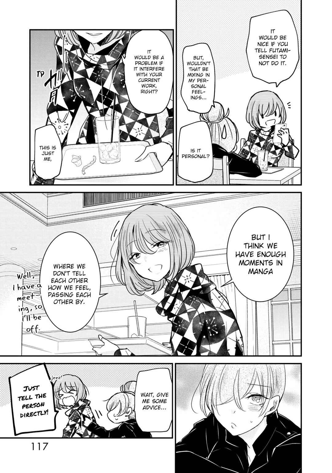 Page 7 Chapter 16 Egao no Taenai Shokuba desu.