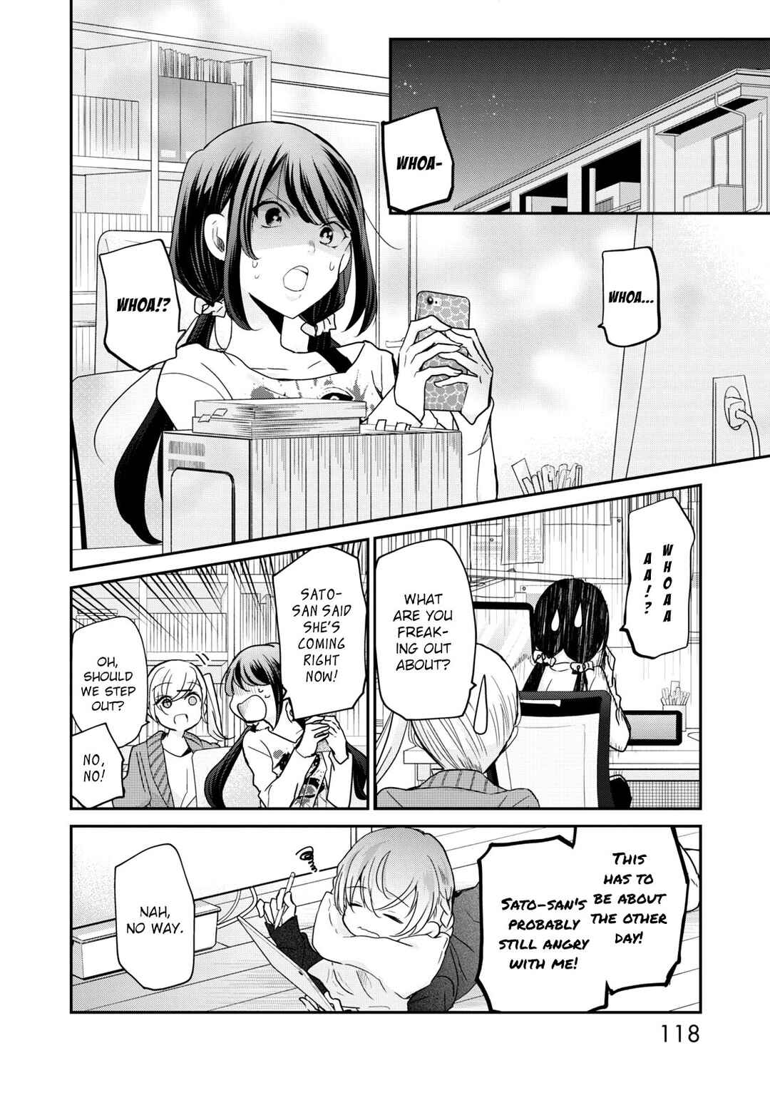 Page 8 Chapter 16 Egao no Taenai Shokuba desu.
