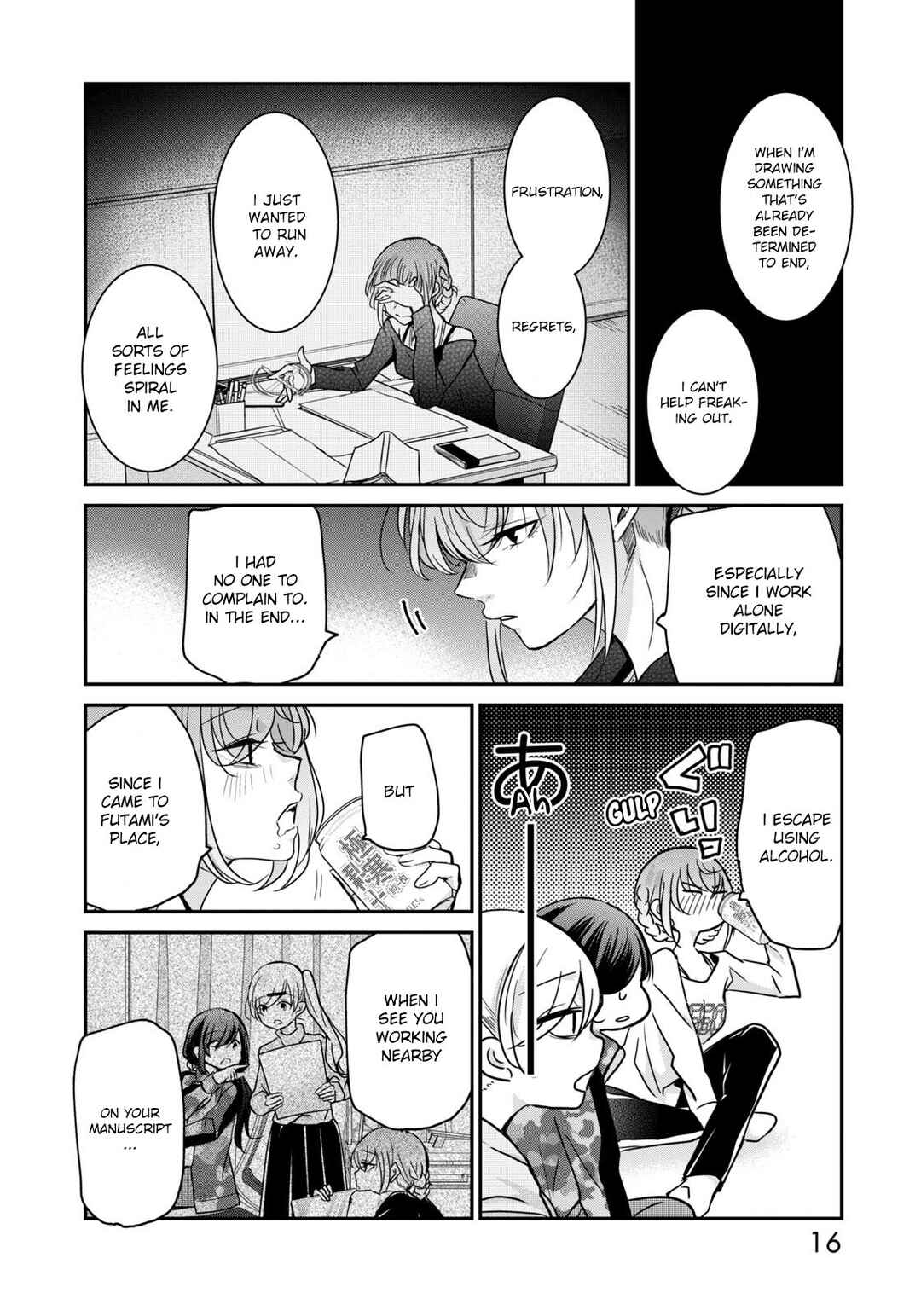 Page 18 Chapter 17 Egao no Taenai Shokuba desu.