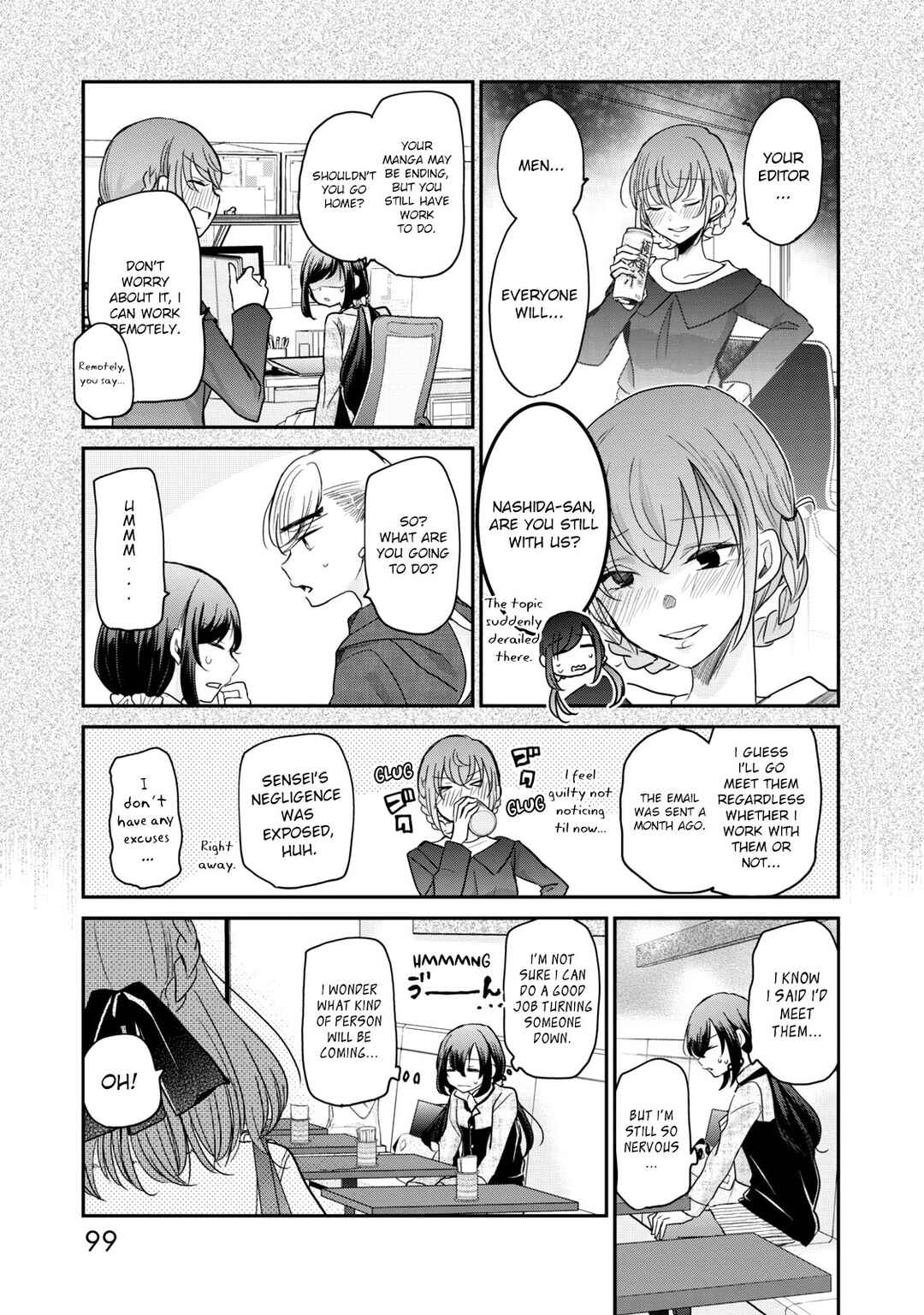 Page 5 Chapter 15 Egao no Taenai Shokuba desu.
