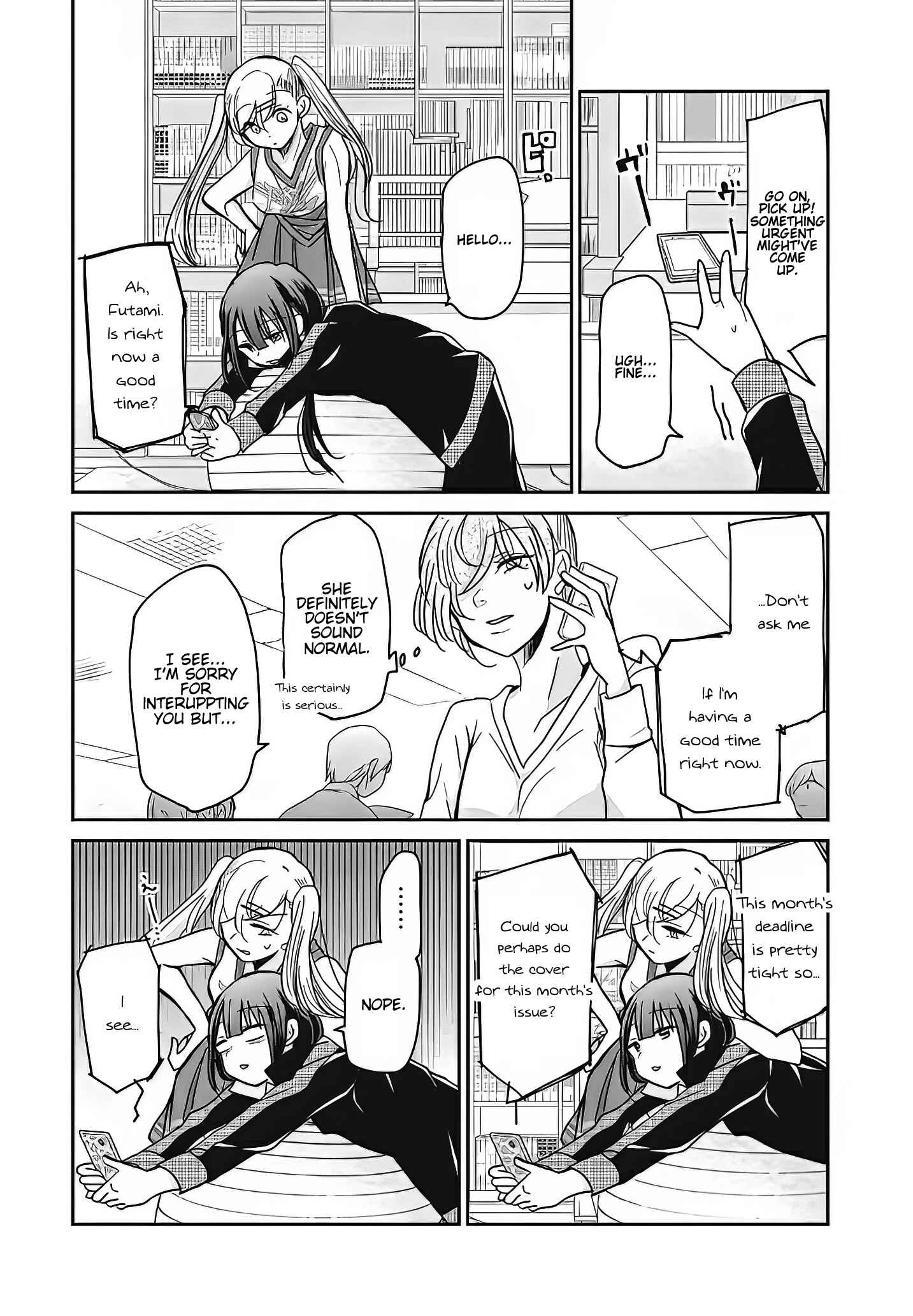Page 11 Chapter 7 Egao no Taenai Shokuba desu.