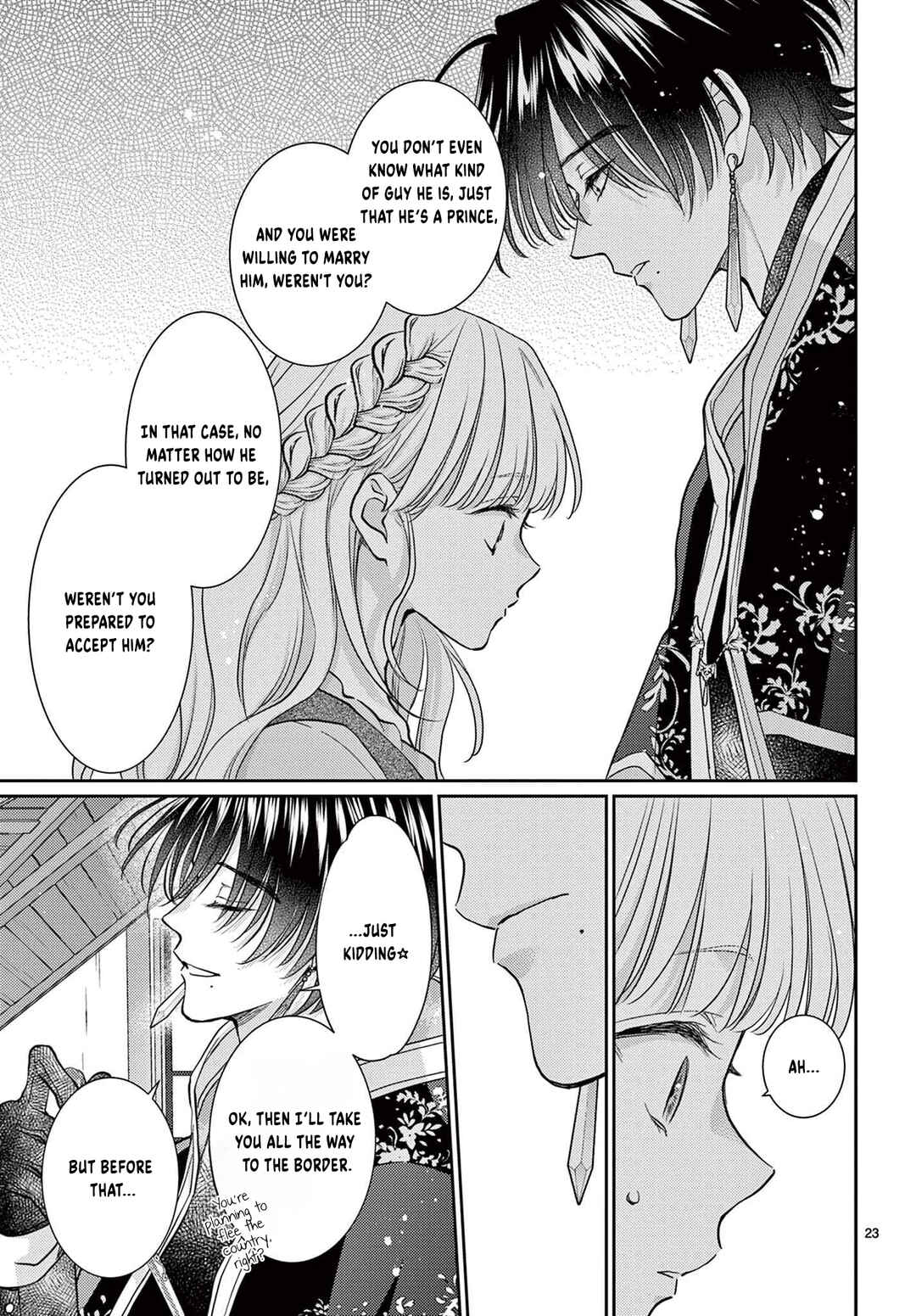 Page 25 Chapter Unknown_0a34 Tensei Cinderella wa Glass no Kutsu wo Hakitakunai