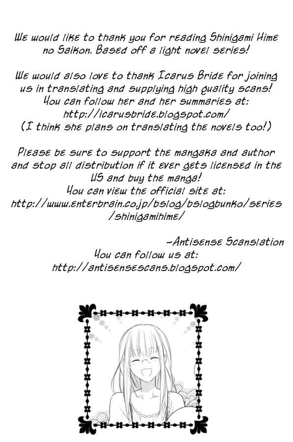 Page 1 Chapter 8 Shinigami Hime no Saikon