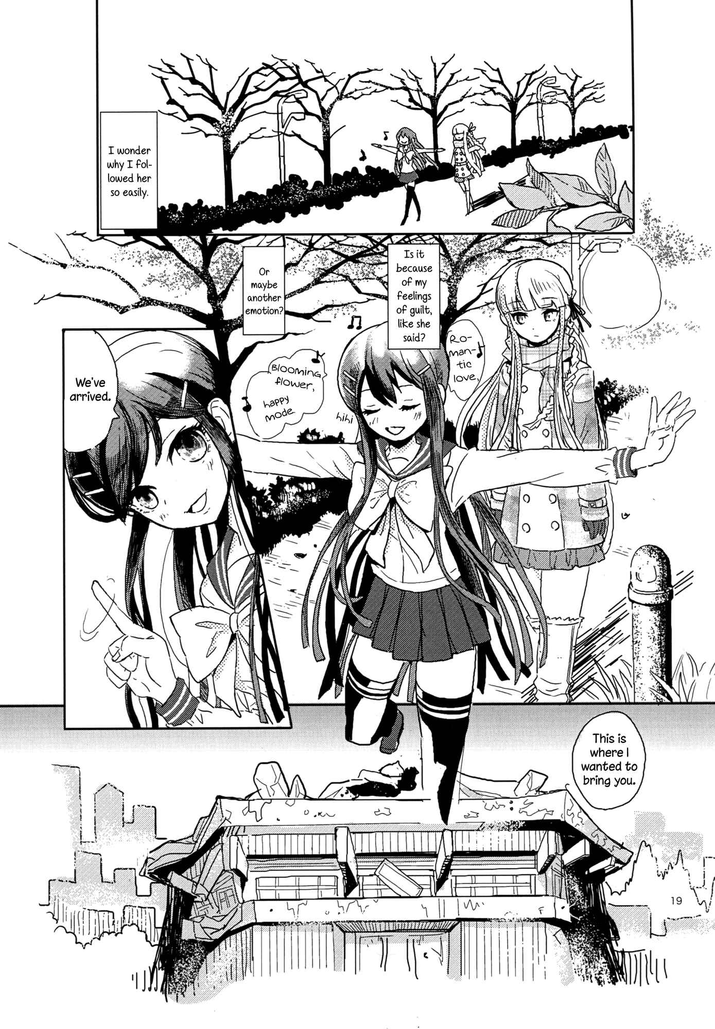 Page 19 Chapter Unknown_4f0a Danganronpa - Meeting at the Root of All Flowers (Doujinshi)