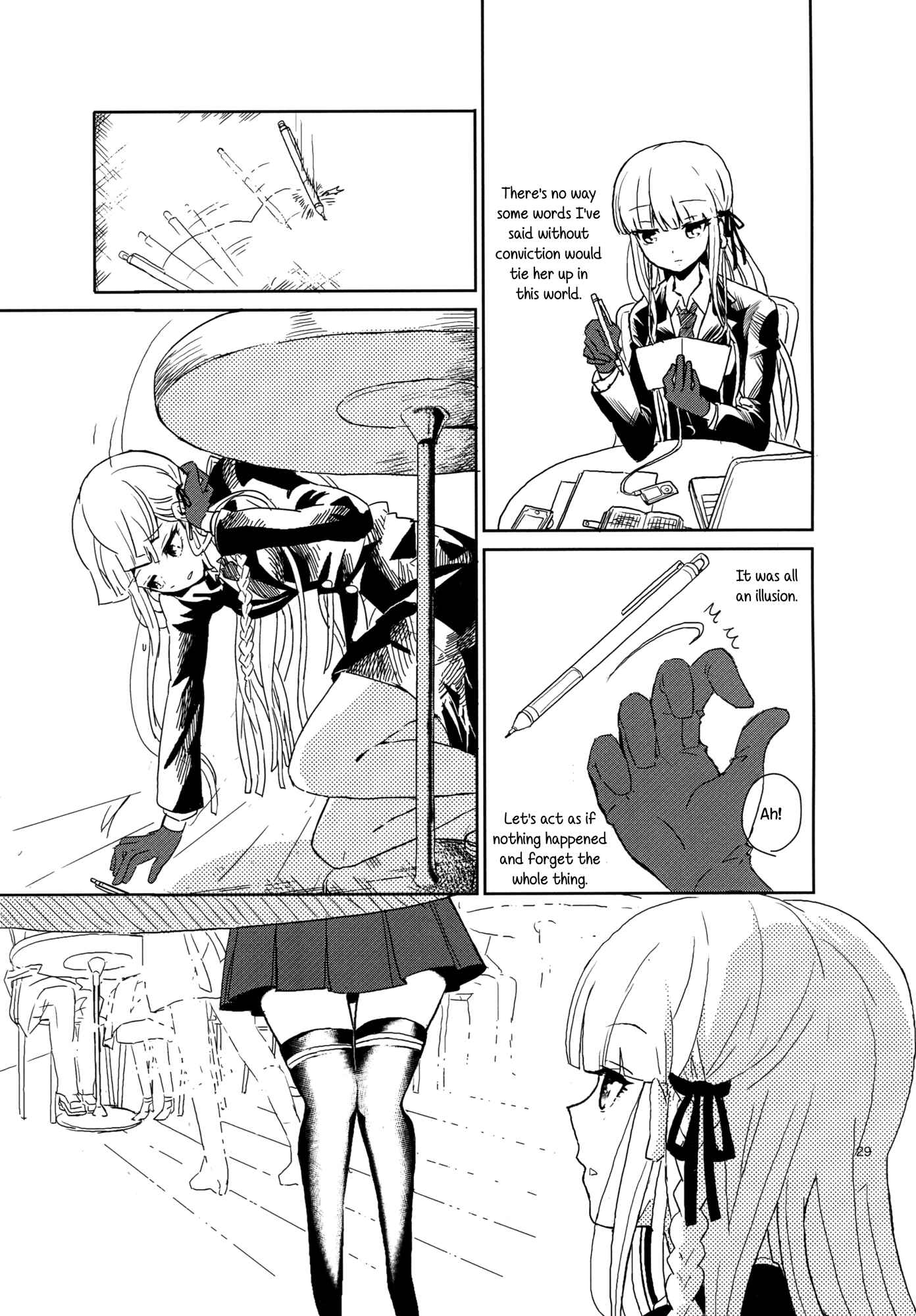 Page 28 Chapter Unknown_4f0a Danganronpa - Meeting at the Root of All Flowers (Doujinshi)