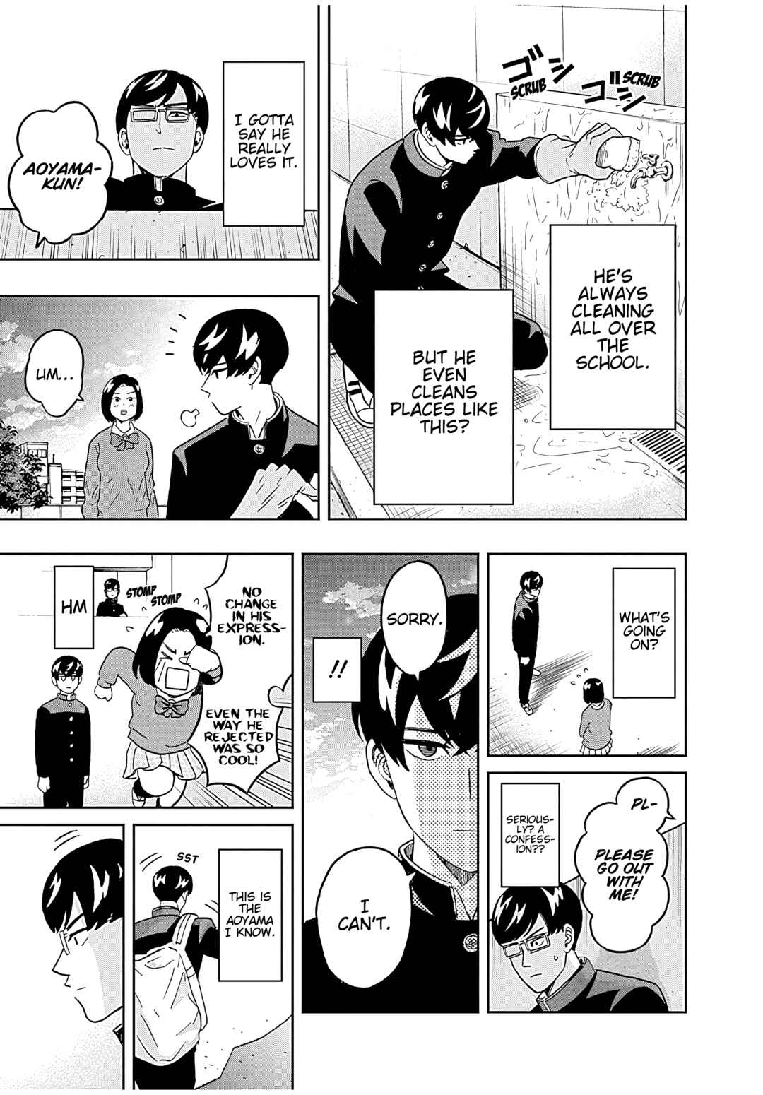 Page 11 Chapter 36 Keppeki Danshi! Aoyama-kun