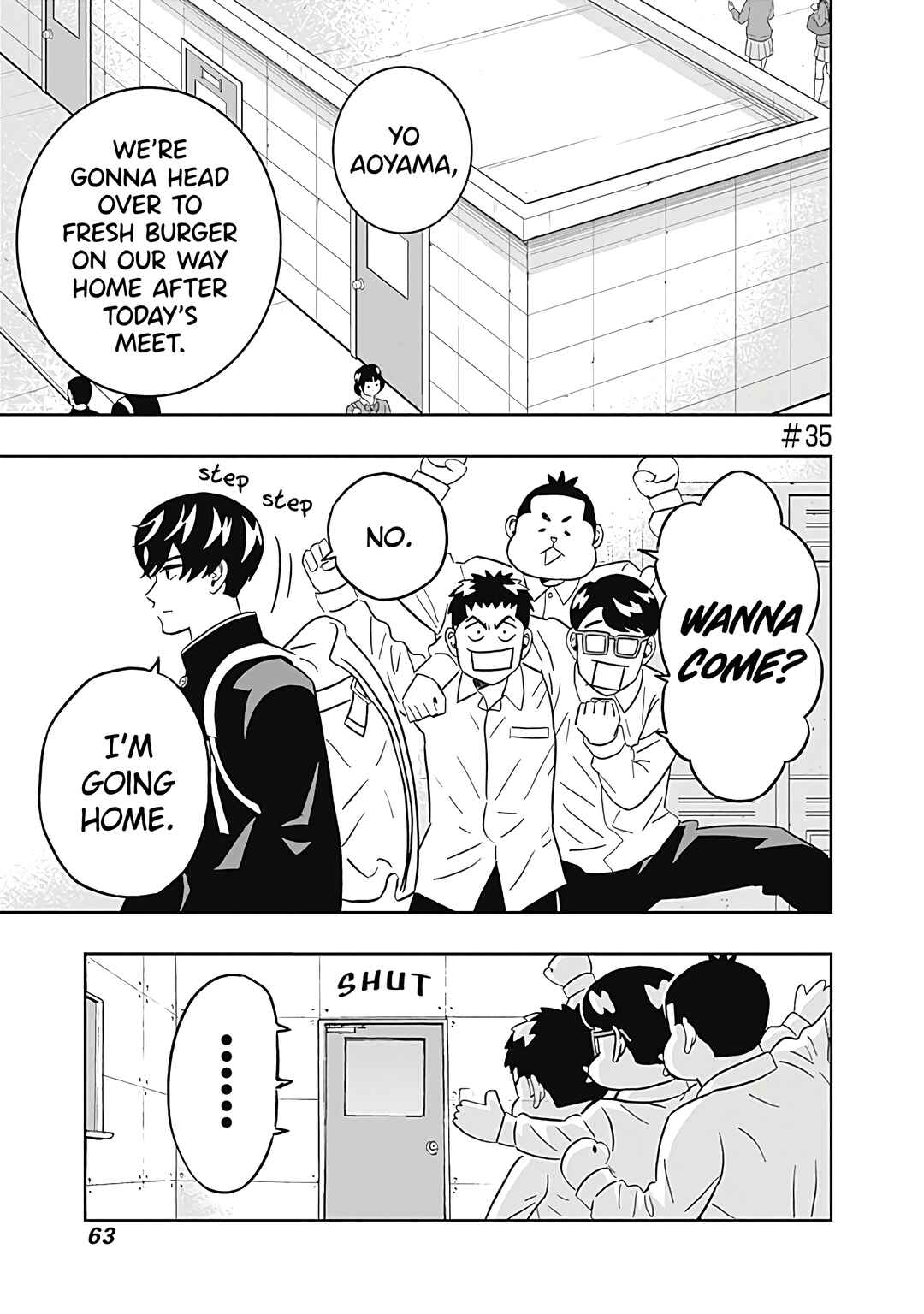 Page 1 Chapter 35 Keppeki Danshi! Aoyama-kun