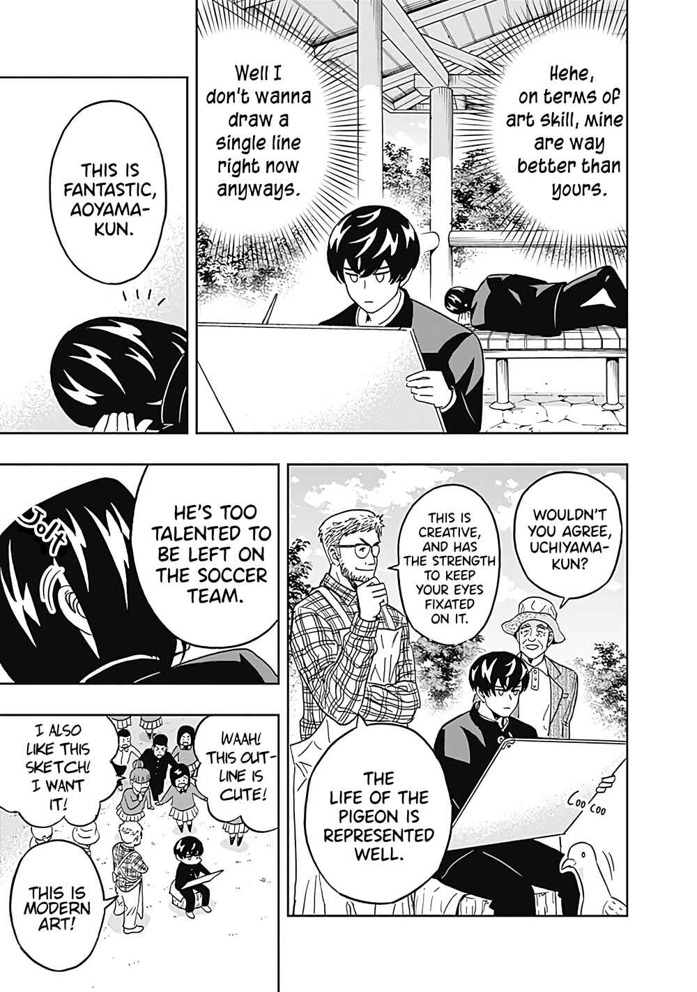Page 15 Chapter 30 Keppeki Danshi! Aoyama-kun