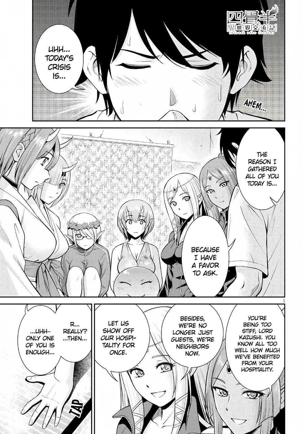 Page 1 Chapter 9 Yojouhan Isekai Kouryuuki